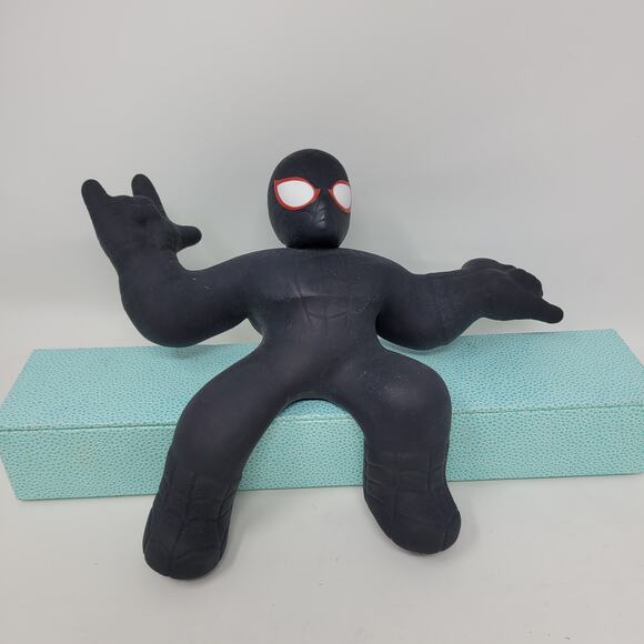 Stretch Spider-Man Heroes of Goo Jit Zu Miles Morales Marvel Huge 8" Squishy - Picture 3 of 7